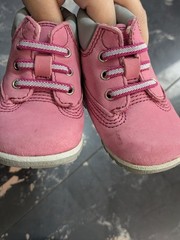 Timberland Pink Crib Booties