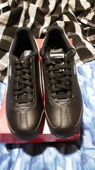 Puma Roma Basic Jr 6.5C Black-white-puma Silver