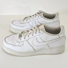 Nike Air Force 1 White Sneakers – Size 7Y Unisex Boys Girls – AF AF1 314192-117