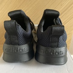 Adidas Lite Racer Adapt 5.0 Running Shoes Kids 11K Triple Black Slip On Athletic