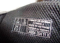 Dr. Martens‘ combs AirWair boots US youth size 3 black LA004 zip & lace ~ EUC