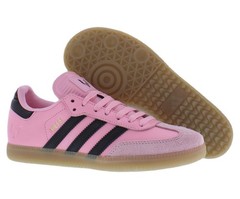 Adidas Samba Messi GS Girls Shoes Size 5, Color: Light Pink/Core Black/Gum 4