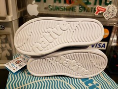 NATIVE Grey JEFFERSON 2.0 HIGH LITEKNIT Kids Sneakers Lace Shoes 7T US / 23 EUR