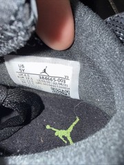 Size 5Y (GS) – Jordan 6 Retro Mid Electric Green, 384665-003, Clean, No Box