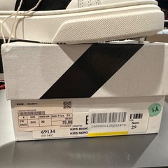 MSGM Kids Leather Logo-Strap Slip-On Trainers Sneakers Size EU 29 US 12