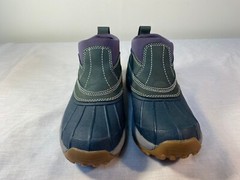 ✅ L.L. Bean Storm Chaser Boots Youth Big Kids Blue Insulated Slip On – US 3