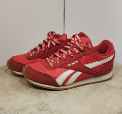 Reebok Royal Classic Jogger 2 Kids Sneakers Red/White US 3 EU 34 UK 2.5