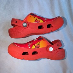 Children Size C12 Crocs Lighting Mcqueen Disney Pixar Cars Priston Cup Red