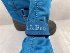 Snow Boots Kids Size 3 Teal Gray With LIner Unisex LL Bean Excelllent Condition