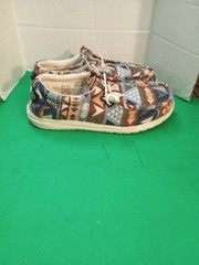 HEYDUDE Wally Youth Neon Native Slip-On Shoes Size Y6-L7 (130139954)