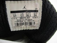 Jordan Jumpman Team 1 Shoes Youth 6Y White Navy Basketball Sneakers 820273-417