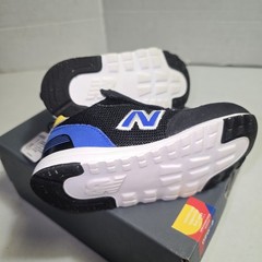 New Balance 515 New-B Hook & Loop Toddler Size 7.5 Wide Black NW515BA
