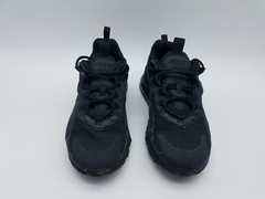 Nike Air Max 270 React (GS) Youth’s Size 4Y Running Shoes Triple Black