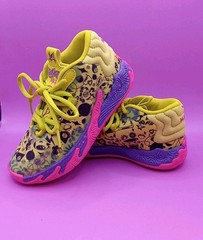 LaMelo PUMA MB.03 x „NOT FROM HERE“ 399424-01 Kids‘ Size 10 Basketball Sneakers