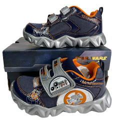 Skechers Star Wars BB8 BB-8 Datarox Sauder Toddler Sneakers Boys Girls RARE 7T