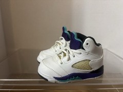 Jordan Retro 4 Emerald Grape Ice, White & Black Size 4c 2012 Release