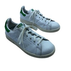 adidas Stan Smith Originals Youth Size 5 Synthetic Leather White Green Sneakers