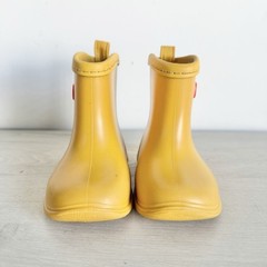 Tree Grandpa Rain Boots Toddler Size 13 Yellow Waterproof Unisex Rain Boots