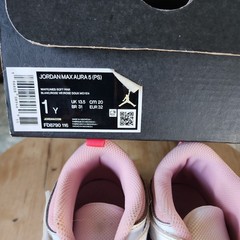 Jordan Max Aura 5 Size 1Y Soft Pink FD8790 116