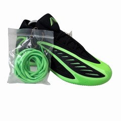 Adidas A.E. 2 Core Black Lime Burst Basketball Shoes JQ2049 Youth Size’s 4 – 7