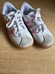 Adidas VL Court 3.0 12K White Pink Gum Unisex Kids