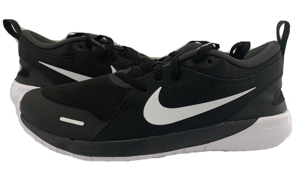 NIKE FLEX CONTACT 4 (GS) Big Unisex Kids’ Running Shoe Black/White-Anthracite 7Y