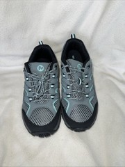Merrell Moab 2 Low Lace 2.5 M Grey/ Blue Trail Hiking Shoes NIB