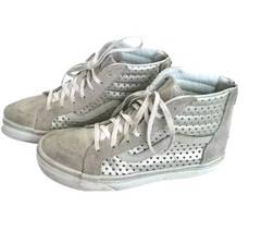 Vans Off the wall High-top leather Suede Skateboard Youth Size 4 Shoes