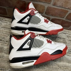 air Jordan 4 Retro (408452-160) Low Fire Red size 7 Youth
