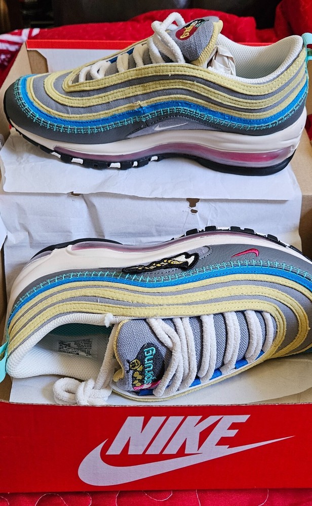 NIB: Nike Air Max 97 SE (GS) Iron Grey / Air Sprung / Phantom – Youth US 6.5Y