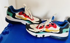 Nike Air Max 270 React GS „Bauhaus“ Multi-Color BQ0103-001 Youth Size 7Y