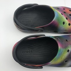 Crocs Classic slip on clogs tie dye kids sz 13 casual beachy water outdoors shoe