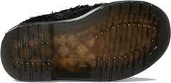 DR MARTENS 1460 PASCAL J BLACK TINSEL FUR BIG KIDS SIZE 2 BOOTS $120