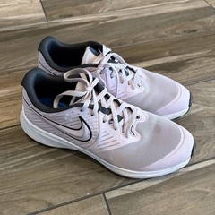 Nike Star Runner 2.0 Sneakers Kids Light Pink Black Mesh 6.5Y