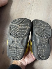 Crocs Batman Bruce Wayne Dark Knight Black Yellow DC Baby Toddler Sandal Clog 5