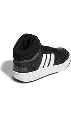 Big & Little Kid’s Adidas Hoops Mid 3.0 K Core Black/Cloud White/Grey GW0402