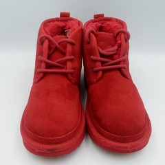 Ugg Neumel II Fluff Chukka Boots Big Kids Young Sz3 Suede Samba Red Chukka Boots