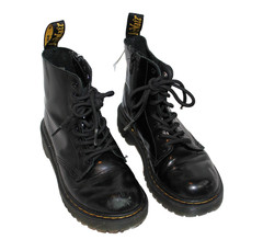 Dr. Martens 1460 J Pascal Bex 8-Eye Boot Youth Sz 1 Black Leather Combat Boots
