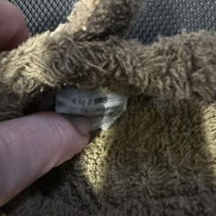 Restoration Hardware Terry Cloth Monkey Bath Slippers – 4 -6 Years