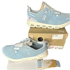 On Cloud Sky 5Y 6.5W Mesh Low Top Lace Up Sneakers Blue White US 5