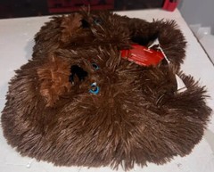 Disney Star Wars Chewbacca Slippers Brown Kids Unisex Wookie Chewie L 2-3