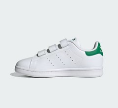 Adidas Kids Stan Smith Comfort Closure Sneakers Green Ortholite 8.5US