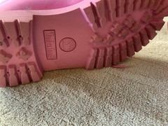 Timberland Premium Waterproof Pink Leather Lace Up Ankle Boots Kids 4.5