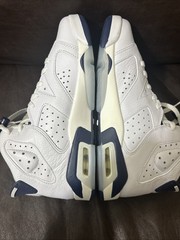 Nike Jordan 6 Reteo Midnight Navy White 384665-141 Size 6.5 Y