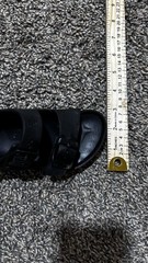 Birkenstock Men’s Black Two-Strap Buckle Slide Sandals Synthetic