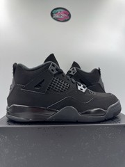 Nike Air Jordan 4 Retro OG Black Cat 2025 PS IB4388-010 Size 13.5C B-GRADE