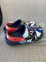 Crocs Kids Superhero Clog Marvel Avengers Patch Size J1 Unisex