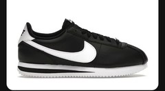 Nike Cortez Basic Black White Sneakers Youth 7Y Unisex Classic Shoes