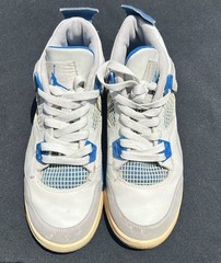 Jordan 4 Retro 2006 Low Military Blue (GS) Size 5.5y= 7Women Restoration Project