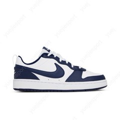 Nike Court Borough Low 2 Gs White Signal Blue BQ5448-107